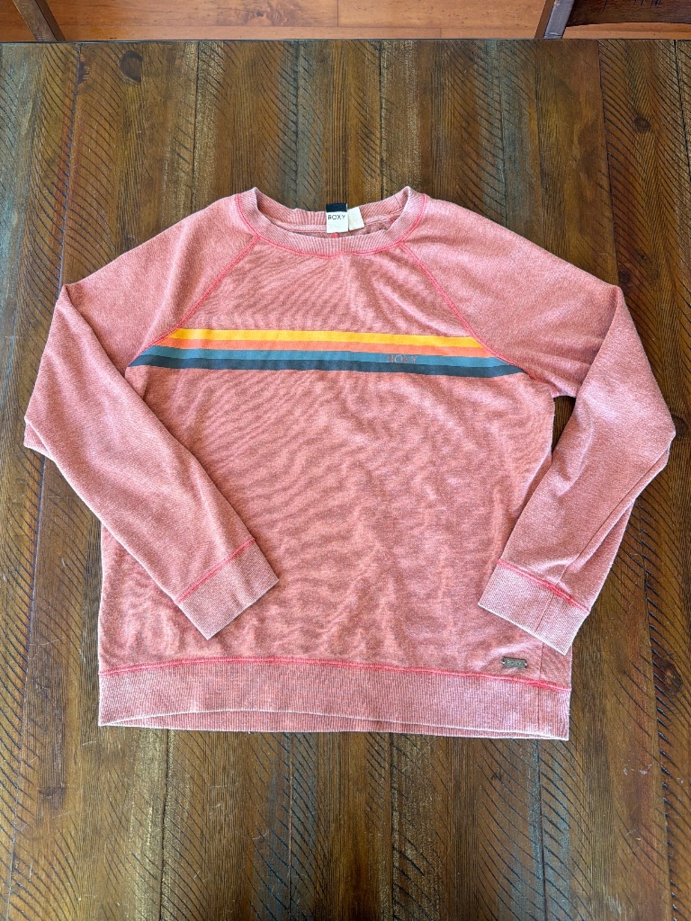 Women’s Roxy Sweatshirt Top Large Graphic Print